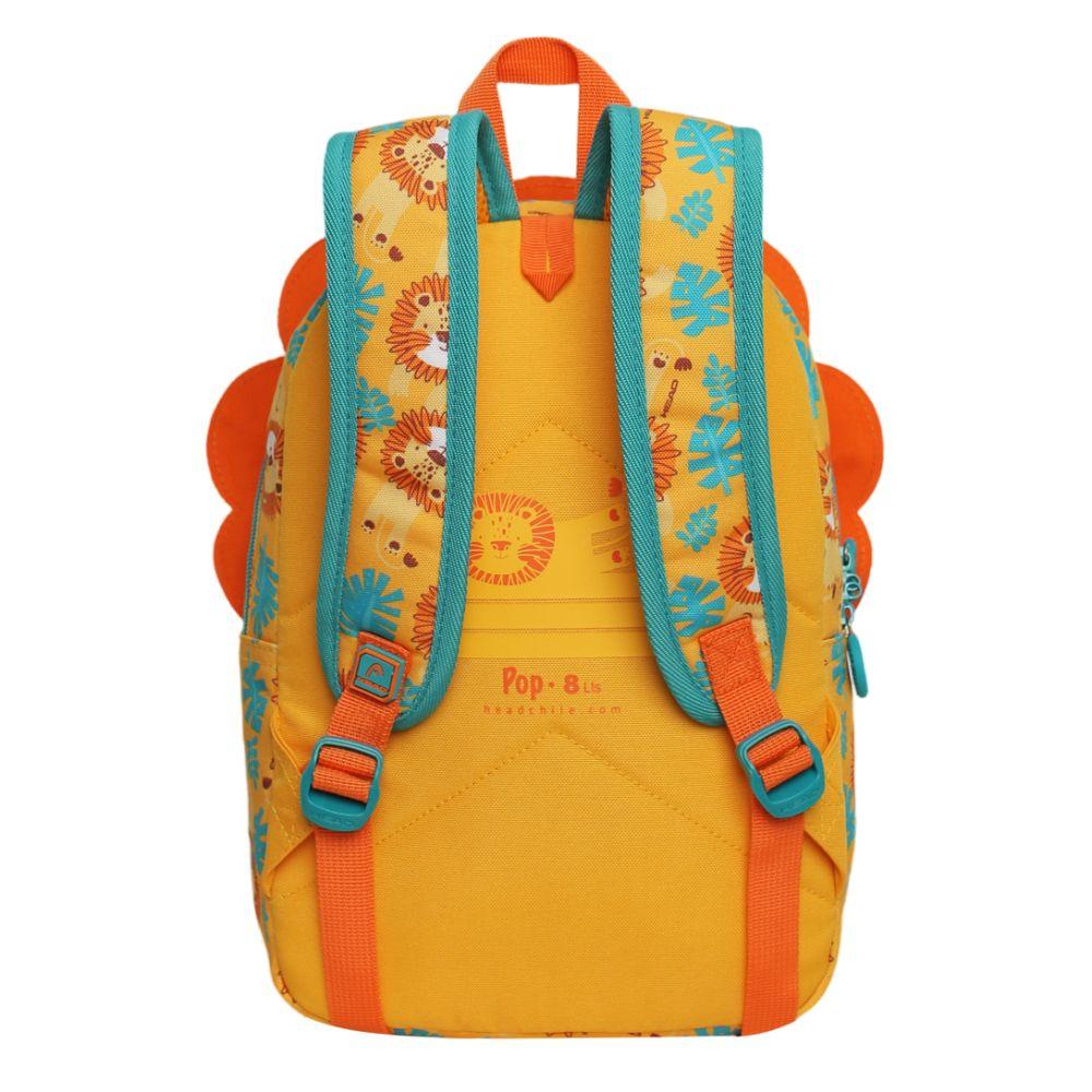 Mochila Infantil Niño Pop Leon Mostaza Head-4
