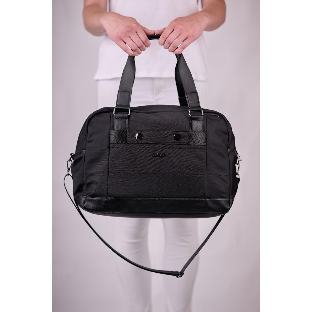 Bolso Cartera Ursula Microfibra Negro Calu-6