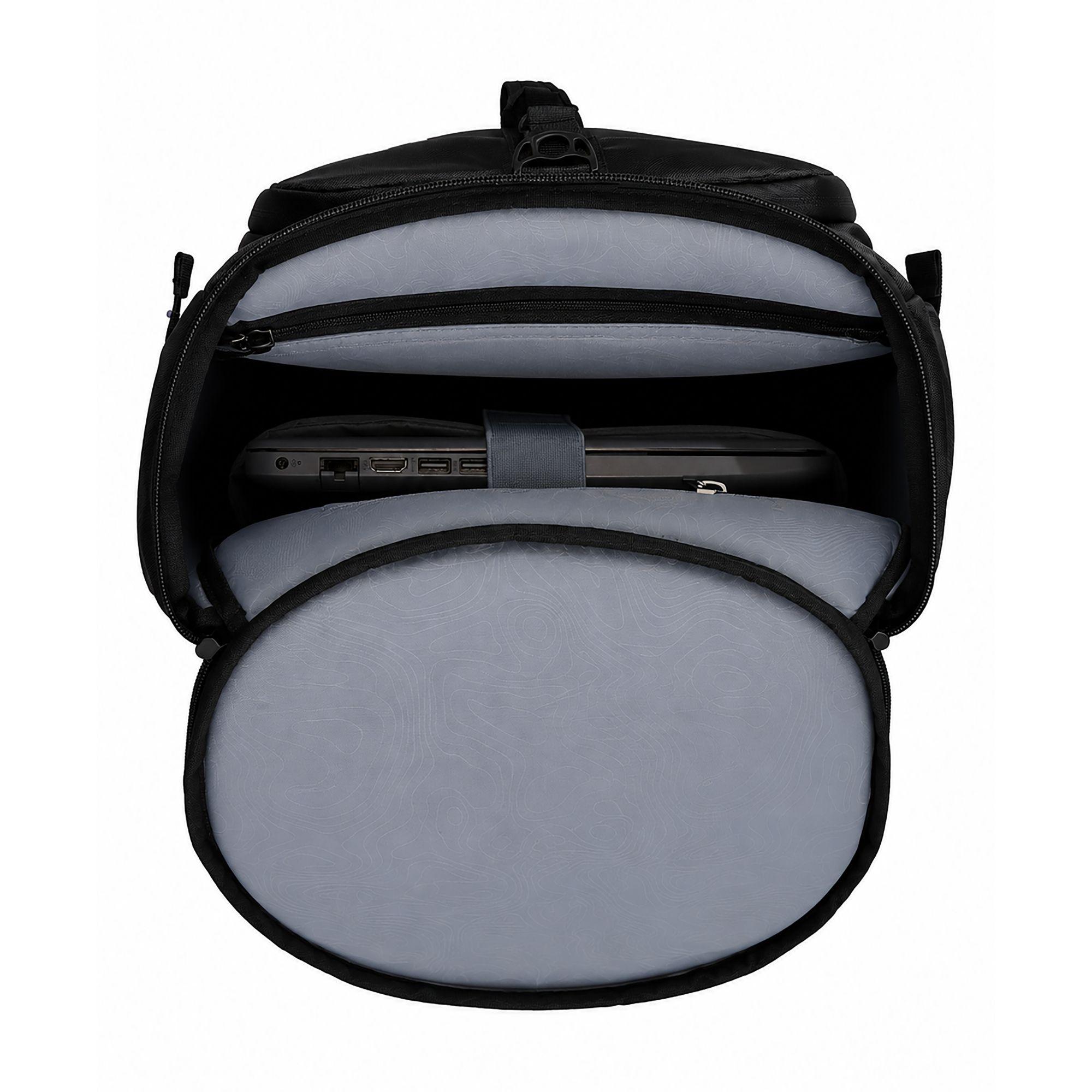 Bolso Mochila Viaje Tiger Reverse Negro Head-3