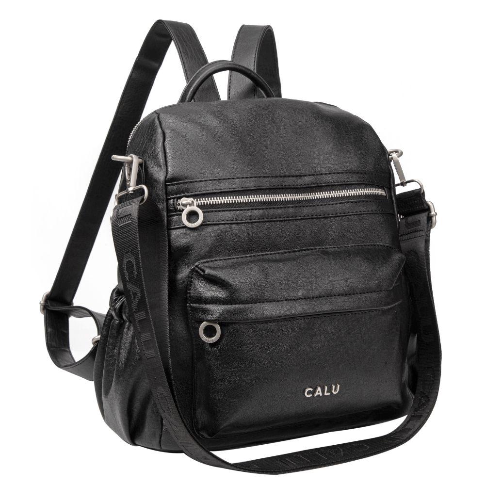 Mochila Doble Función Indie Negro Calu-5