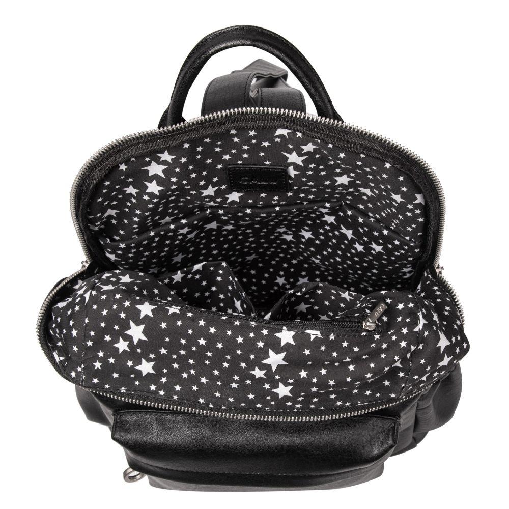 Mochila Doble Función Indie Negro Calu-8