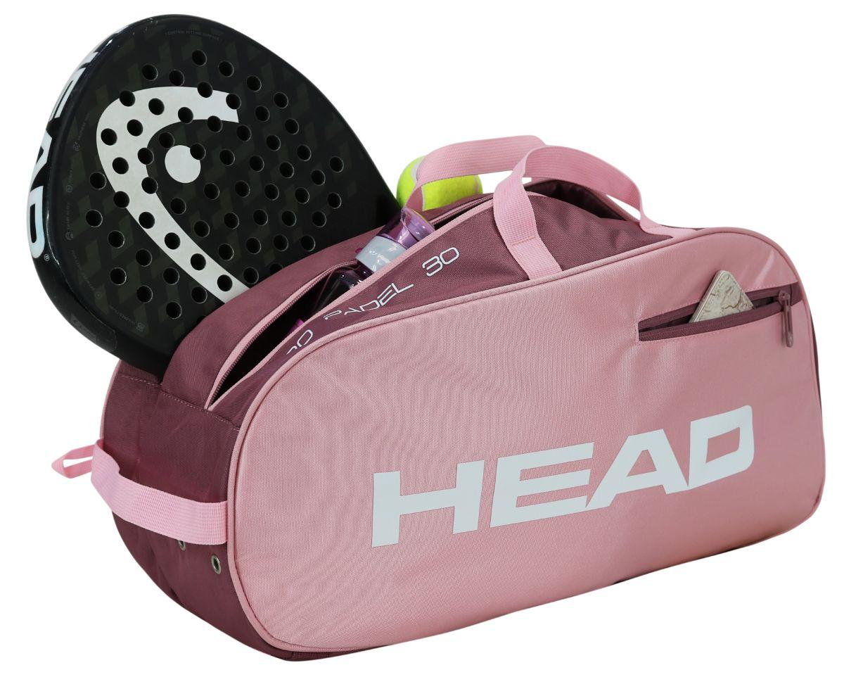 Bolso Paletero Pro Padel 30 Rosado Head-4