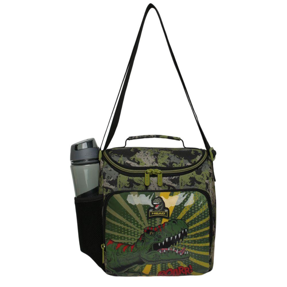 Lonchera Infantil Hombre Freeze Kids T-Rex Comic Verde Head-3