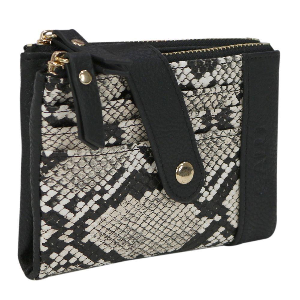 Billetera Tarjetero Pound Piton Beige Calu-0