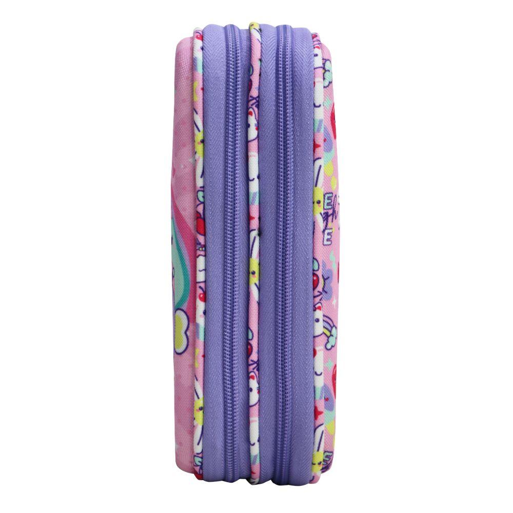 Estuche Infantil Niña Rígido Box Best Friend Rosado Head-5