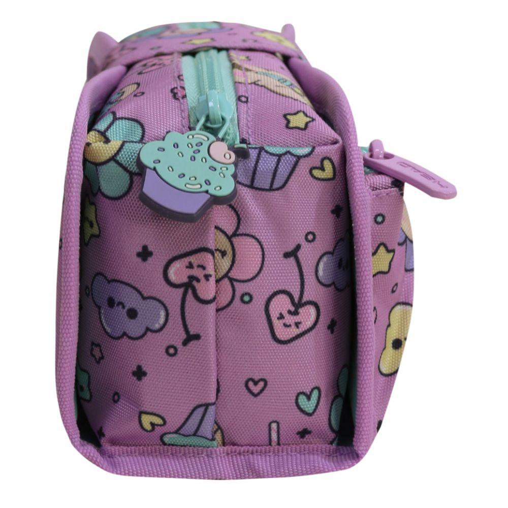 Estuche Infantil Niña Cherry Capibara Morado Head-4