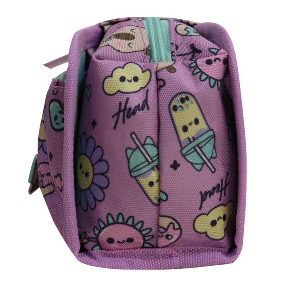 Estuche Infantil Niña Cherry Capibara Morado Head-5