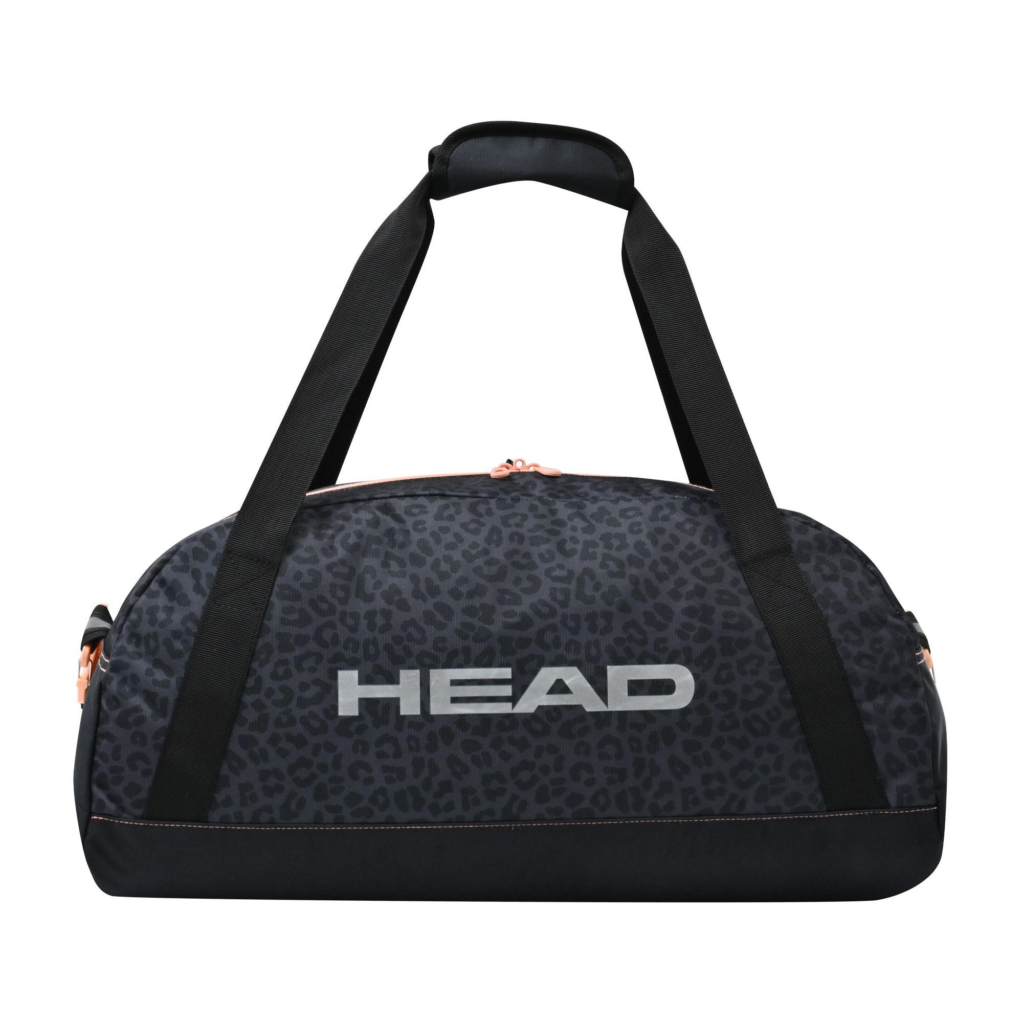Bolso Deportivo Mujer Yoga Leopardo Gris Head-1