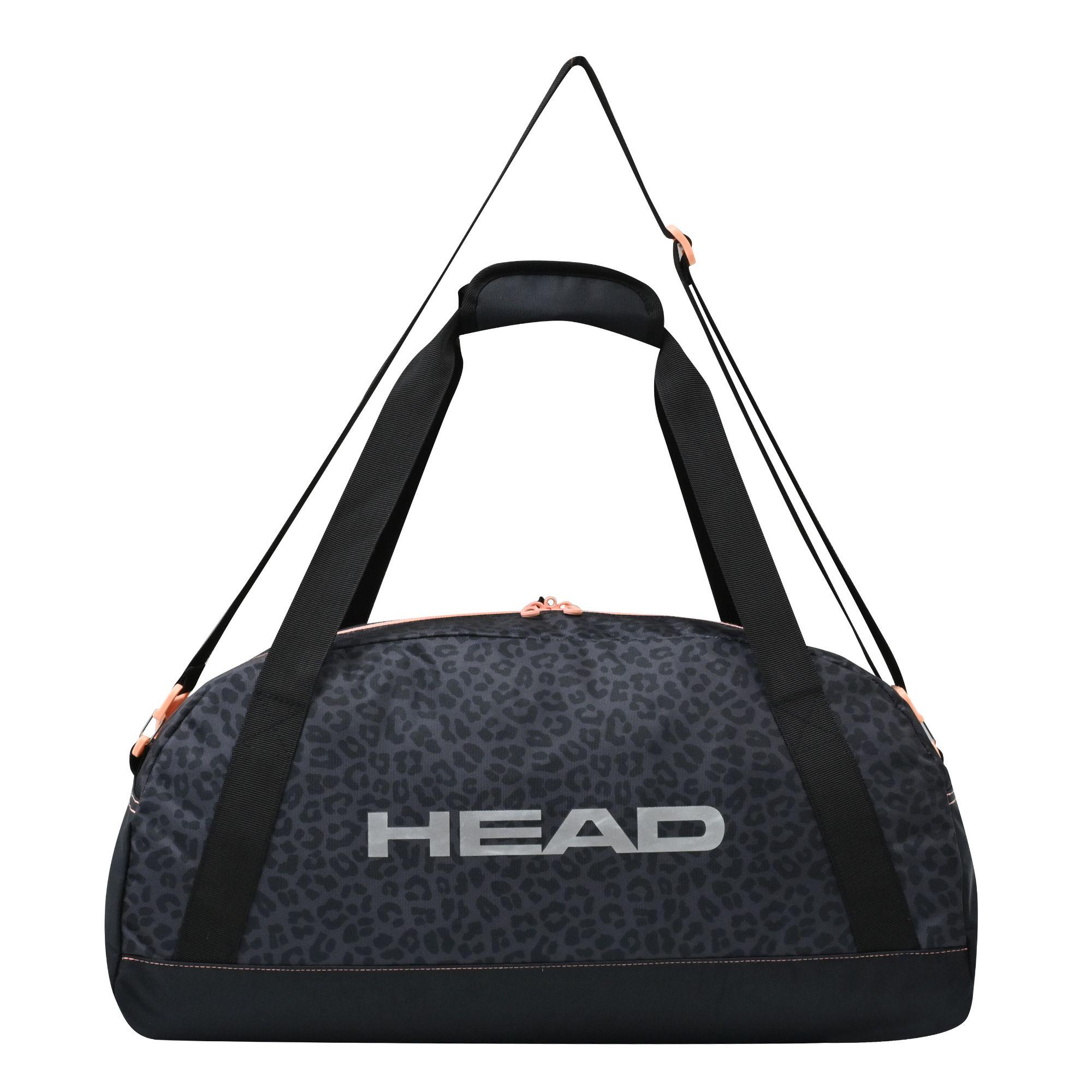 Bolso Deportivo Mujer Yoga Leopardo Gris Head-4