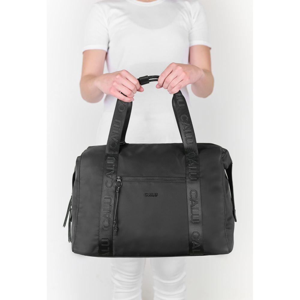 Bolso Alicia Doble Uso Negro Calu-7