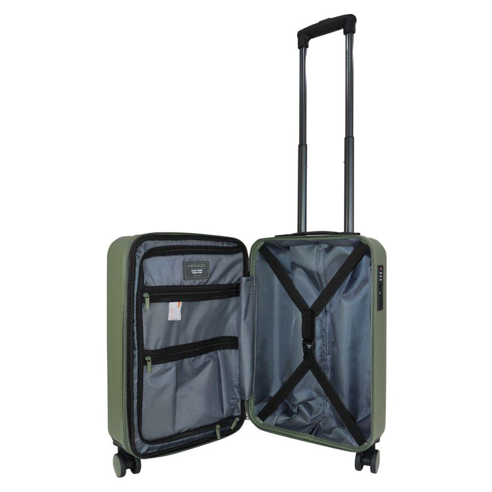 Maleta Cabina Toronto S Expandible TSA Verde Olivo Head-2
