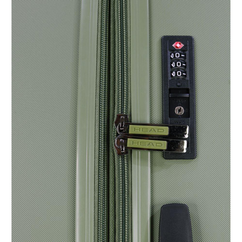 Maleta Cabina Toronto S Expandible TSA Verde Olivo Head-4