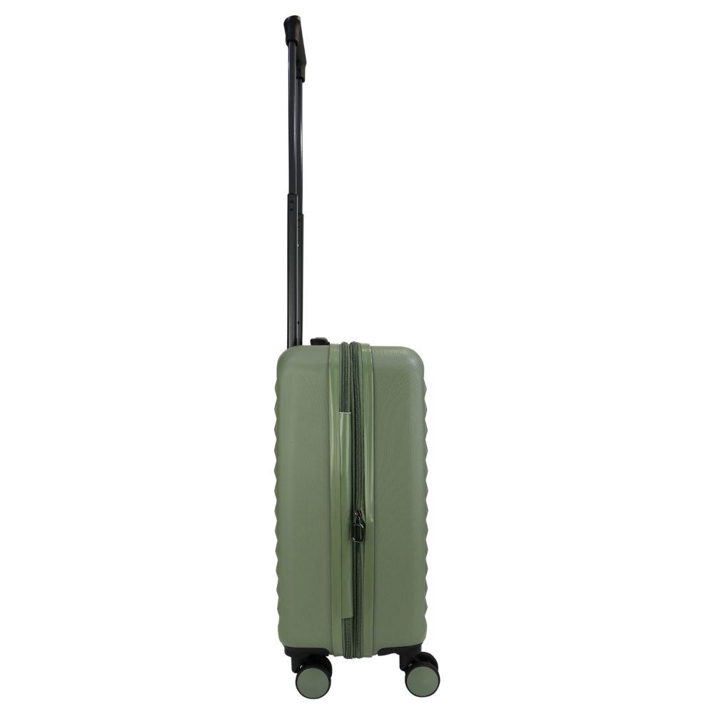 Maleta Cabina Toronto S Expandible TSA Verde Olivo Head-6