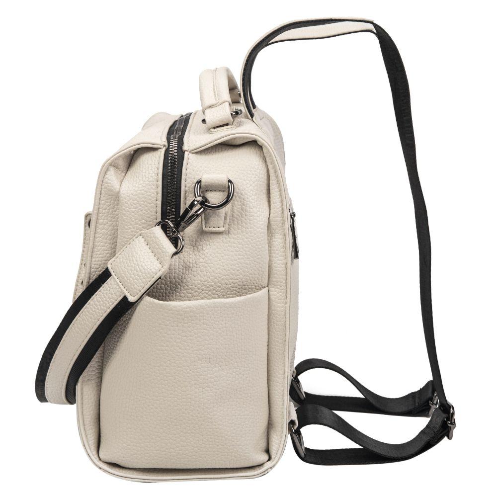 Mochila Eleanor Mediana Beige Calu-3