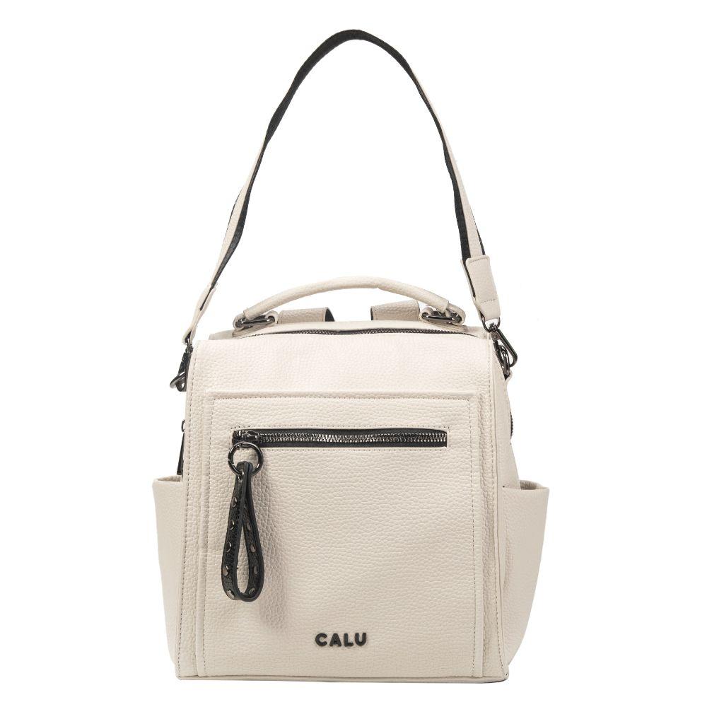 Mochila Eleanor Mediana Beige Calu-4