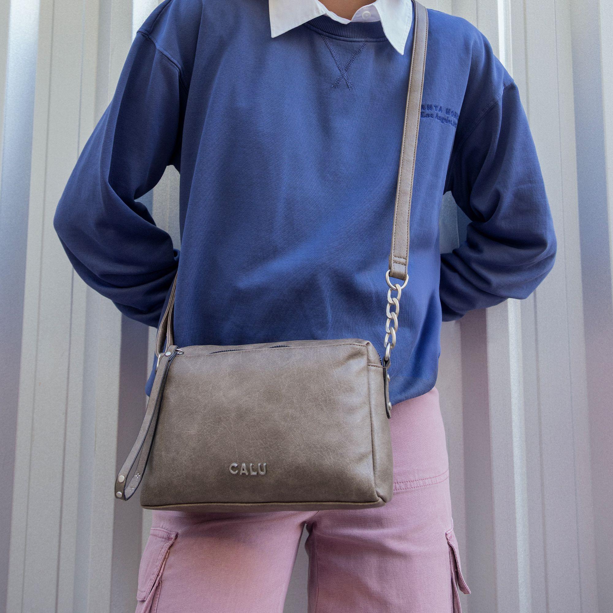 Cartera Pixie 3 Bolsillos Cafe Calu-8