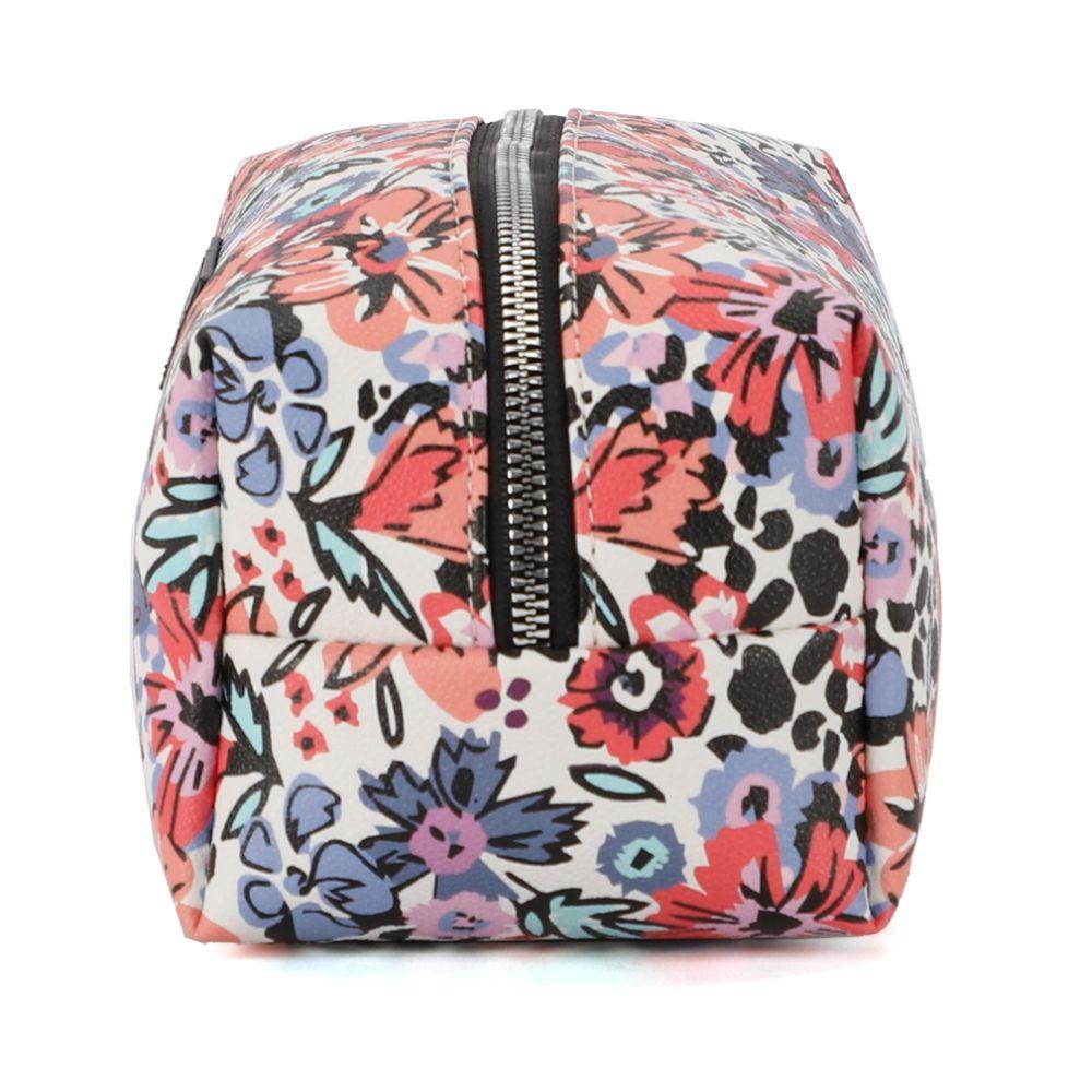 Neceser Grande Bernardita Animal Print Negro Calu-3