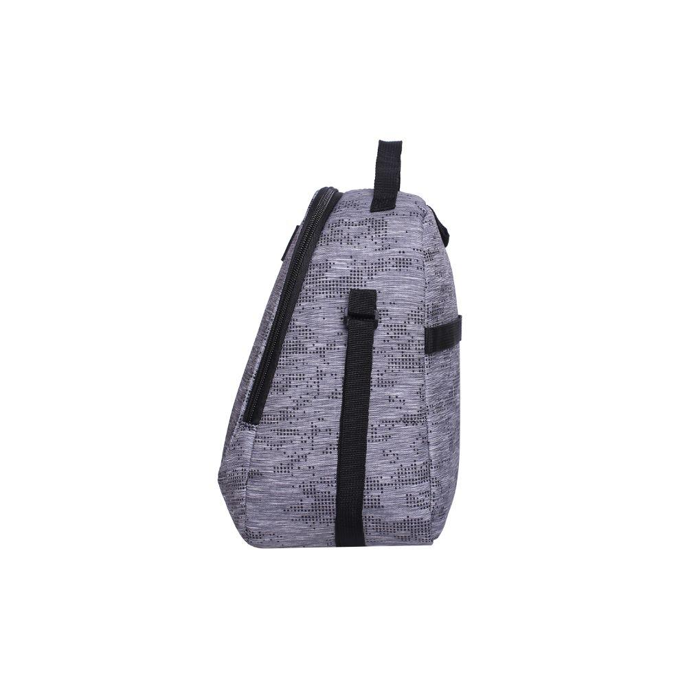 Lonchera Grey Melange Dots Gris Head-2