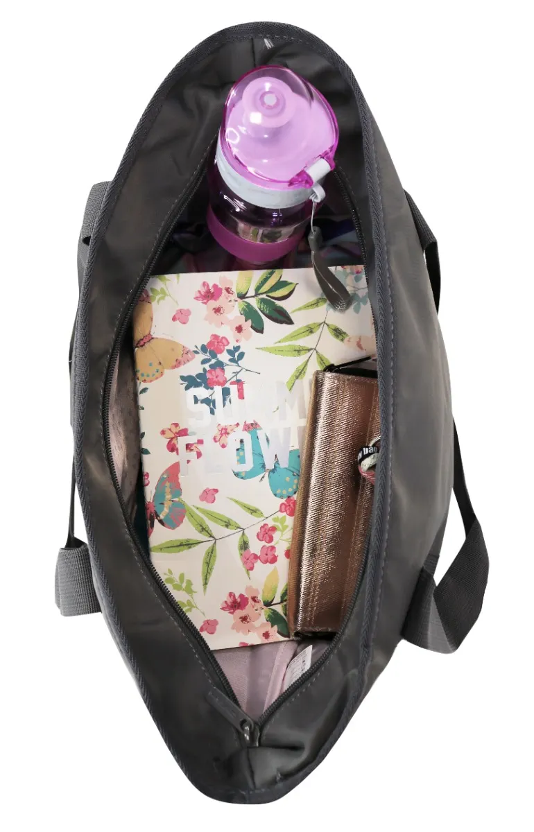 Bolso Cartera Tote Star New Gris Head-2