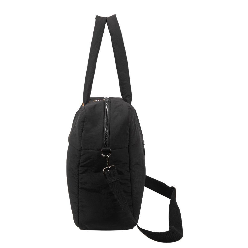 Bolso de Viaje Beatrice Acolchado Negro Calu-4