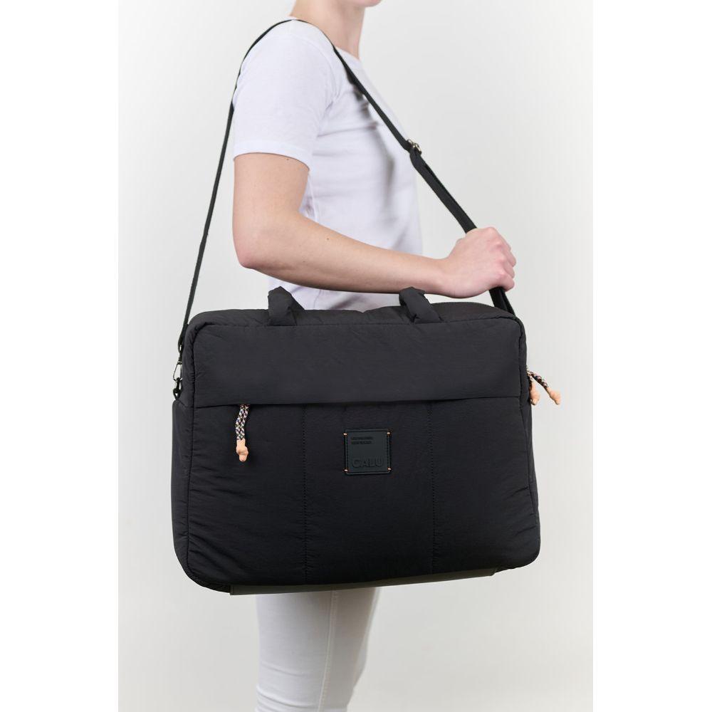 Bolso de Viaje Beatrice Acolchado Negro Calu-6