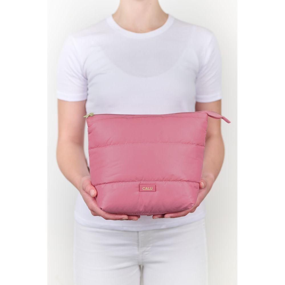 Neceser Espacioso Alanis Colores Rosado Calu-6