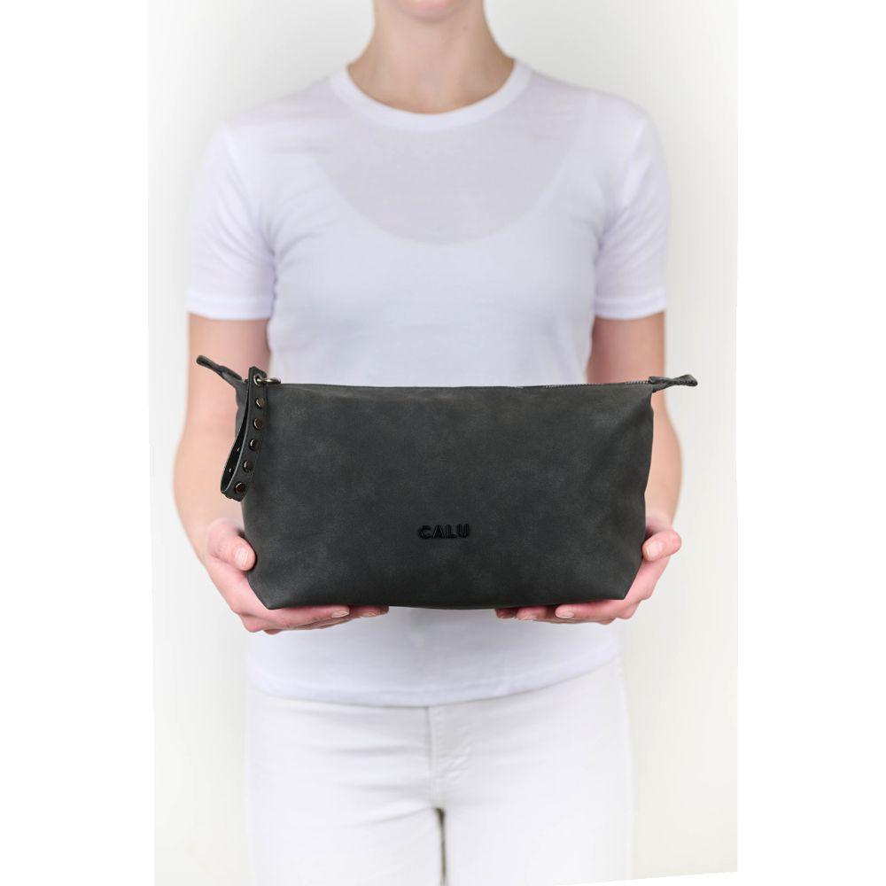 Neceser Cosmetiquero Abeto PU Negro Calu-5