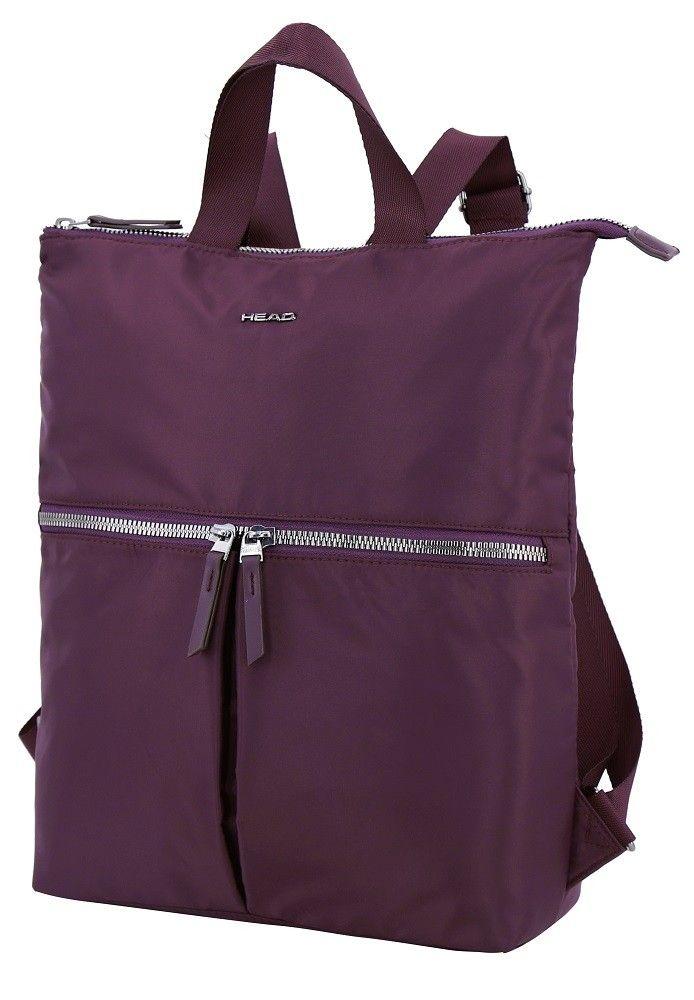 Cartera Mochila Silver Burdeo Head-0