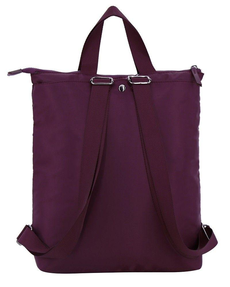 Cartera Mochila Silver Burdeo Head-3