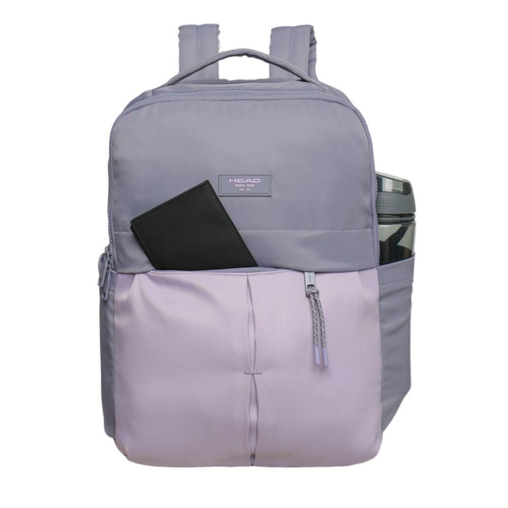 Mochila Mujer Mobi Color Block Lila Head-2