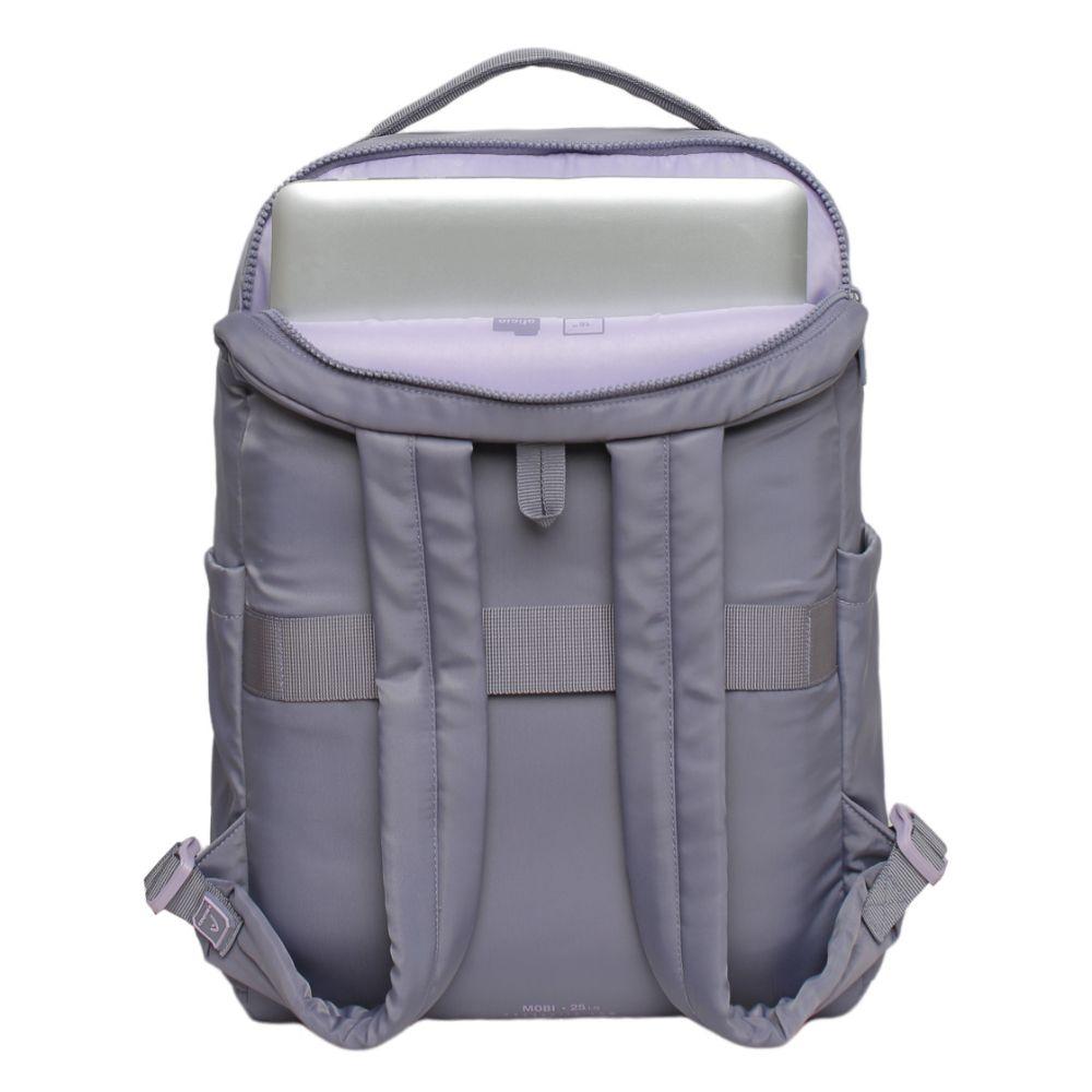 Mochila Mujer Mobi Color Block Lila Head-4