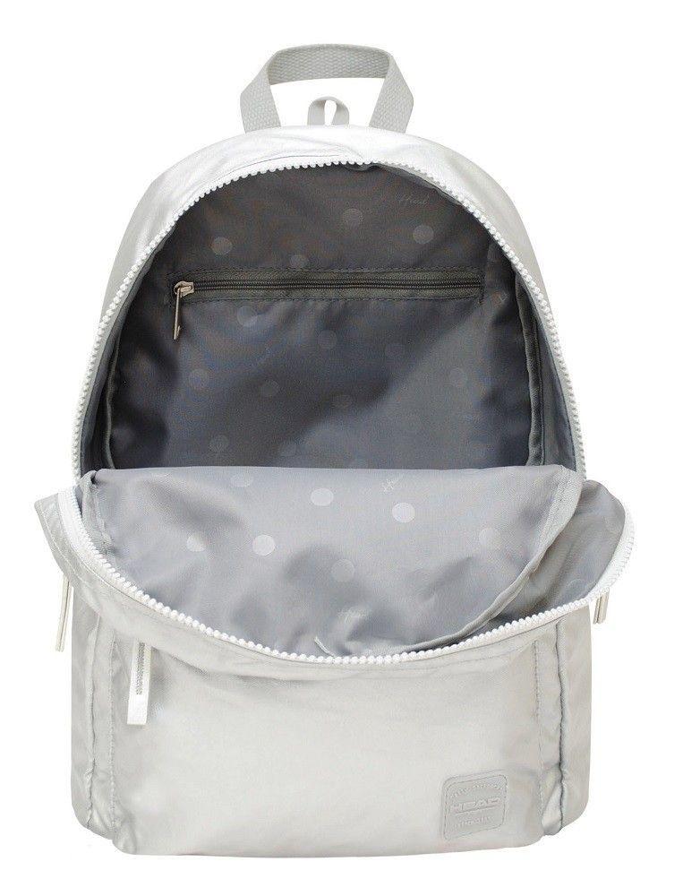 Mochila Clio Metalizado Plata Head   -2