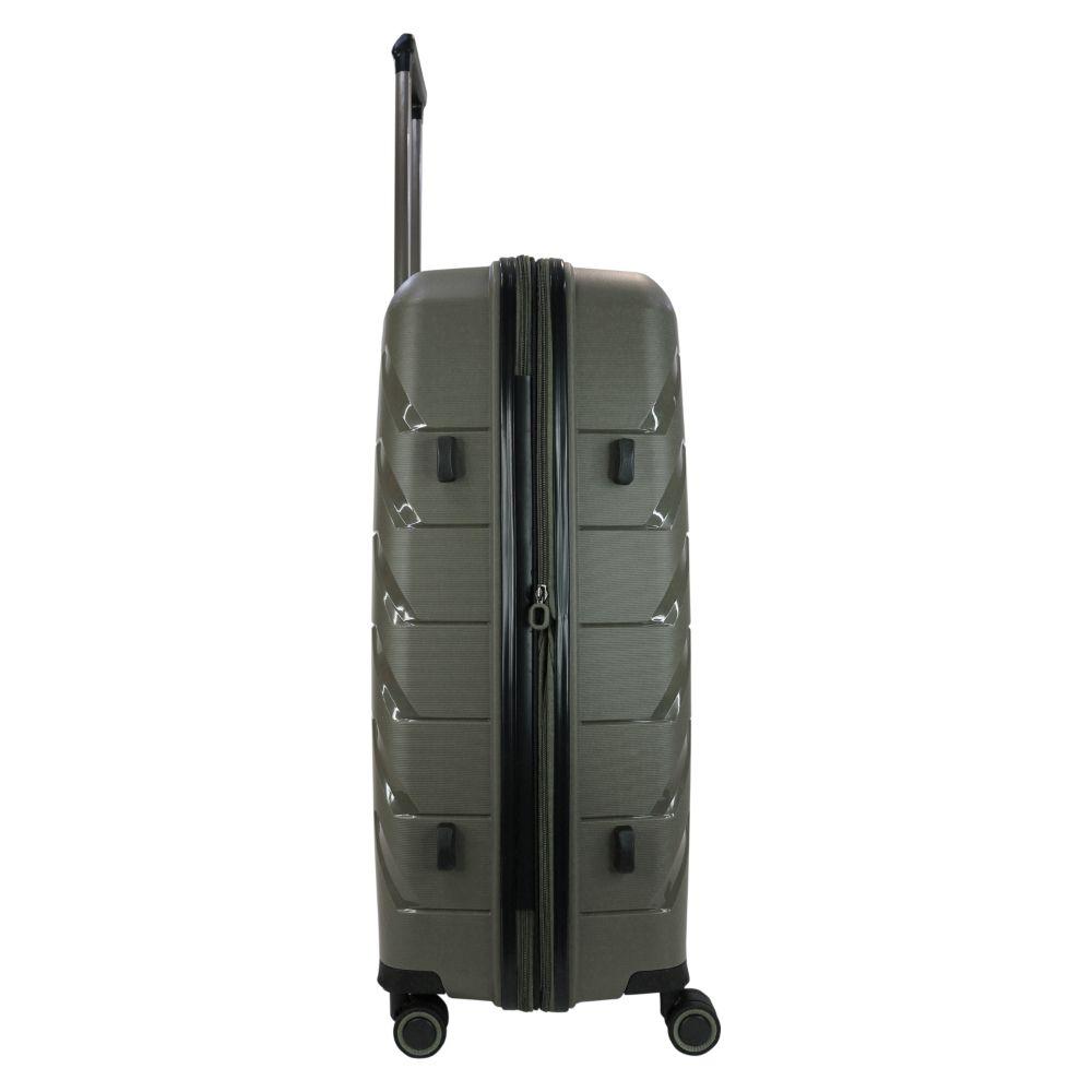 Maleta Ucrania L Expandible TSA New Verde Militar Head-2