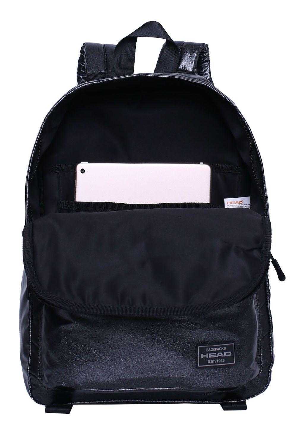 Mochila Space Metallic Negro Head-4