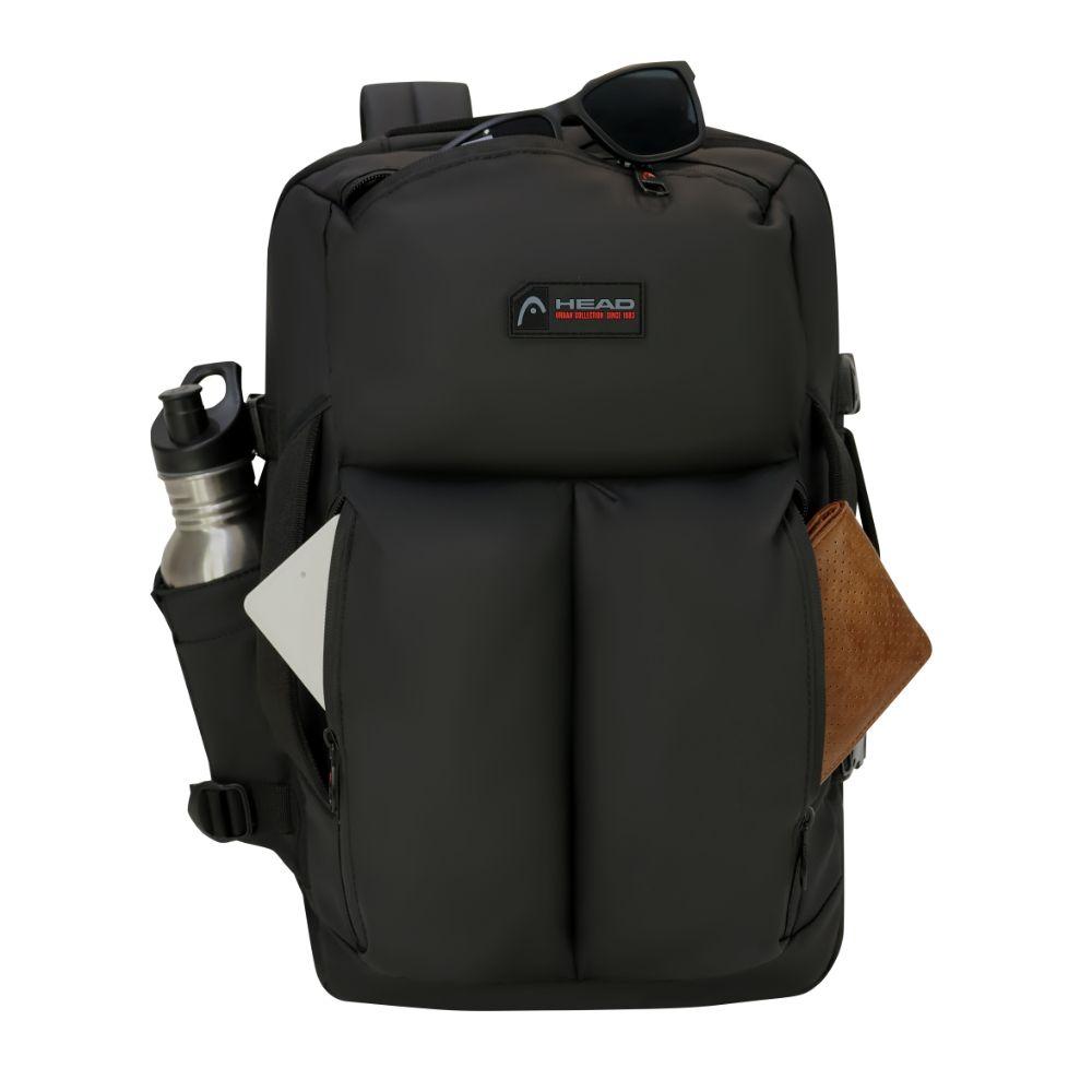 Mochila de Viaje Expandible Shark Waterproof Reverse Negro Head-2