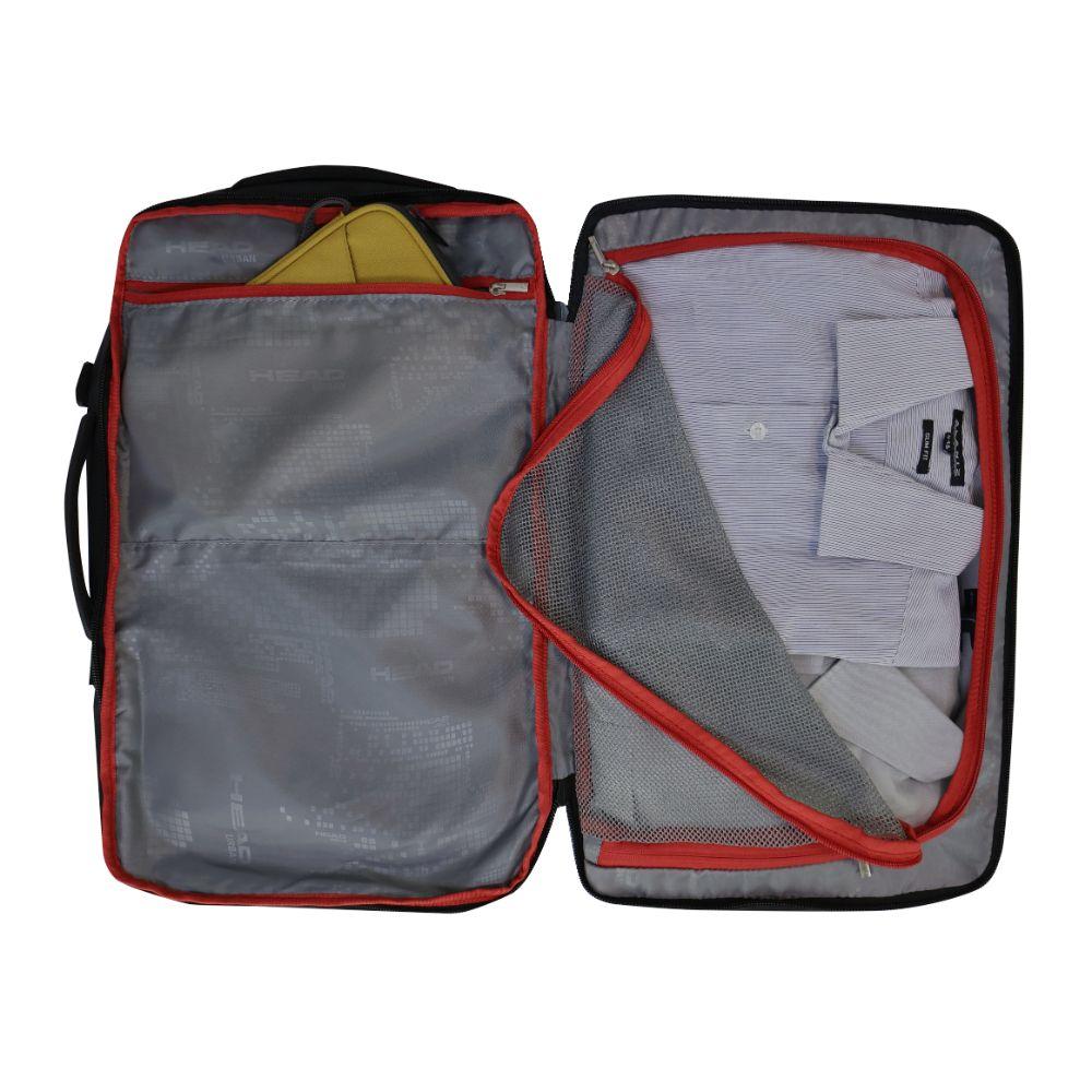 Mochila de Viaje Expandible Shark Waterproof Reverse Negro Head-3