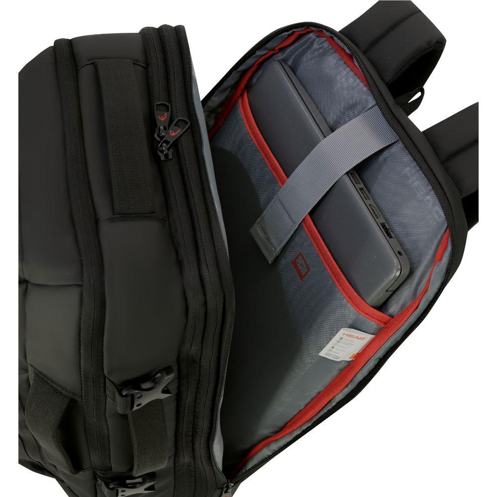 Mochila de Viaje Expandible Shark Waterproof Reverse Negro Head-5