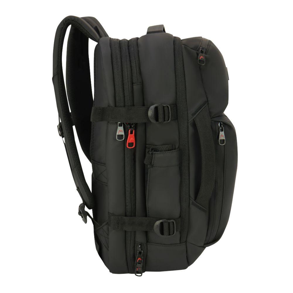 Mochila de Viaje Expandible Shark Waterproof Reverse Negro Head-7