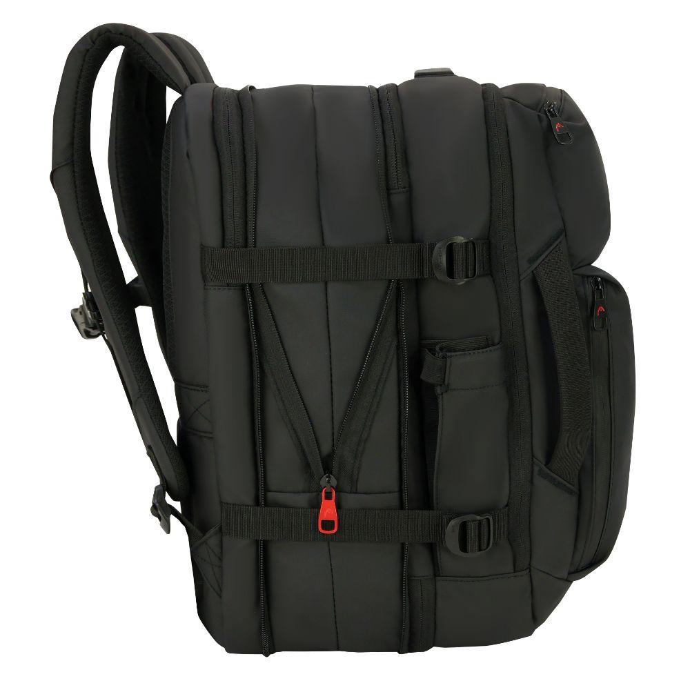 Mochila de Viaje Expandible Shark Waterproof Reverse Negro Head-9