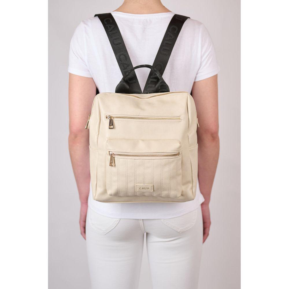 Mochila Cartera Aitana Beige Calu-5