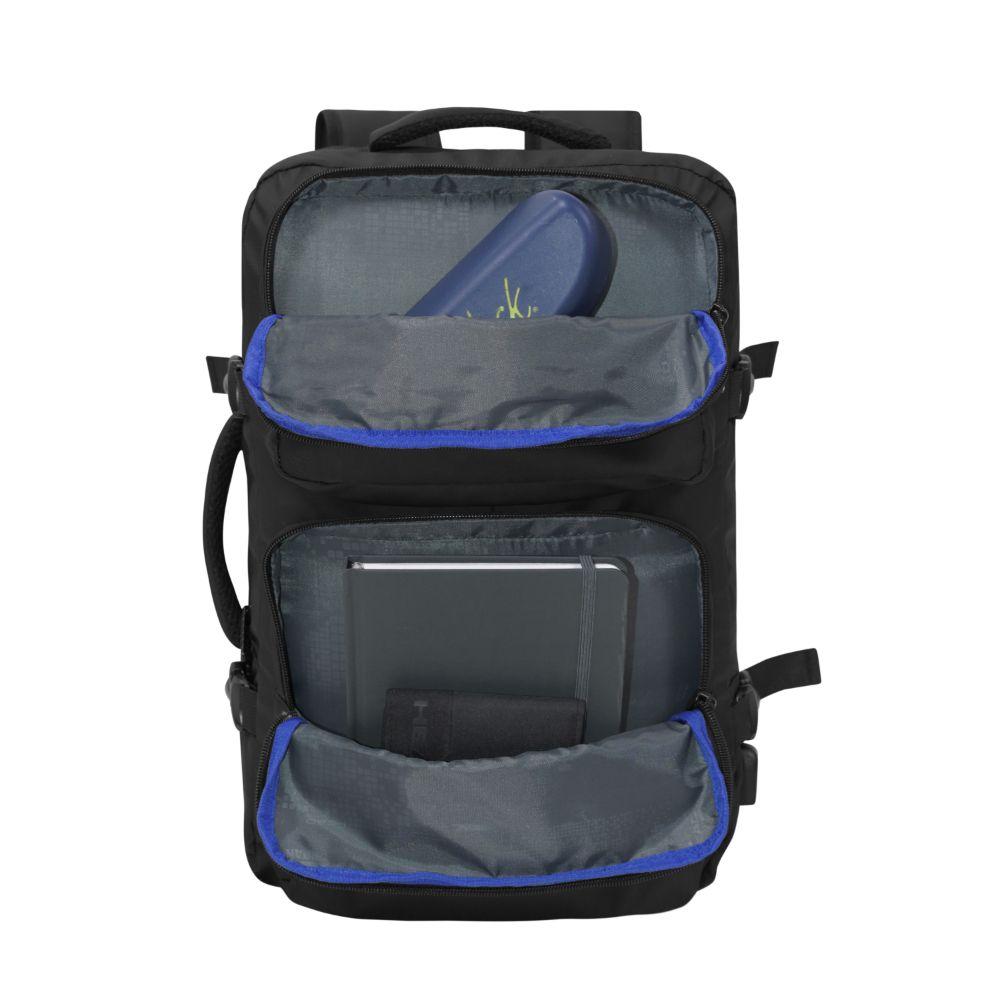 Mochila Viaje Expandible Journey Reverse Negro Head-3