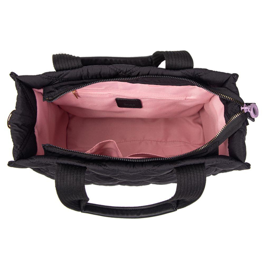 Cartera Acolchada Helena Negro Calu-2