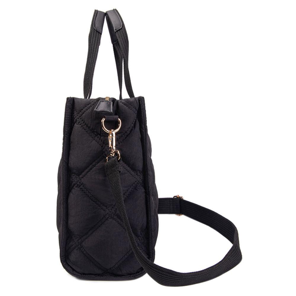 Cartera Acolchada Helena Negro Calu-4