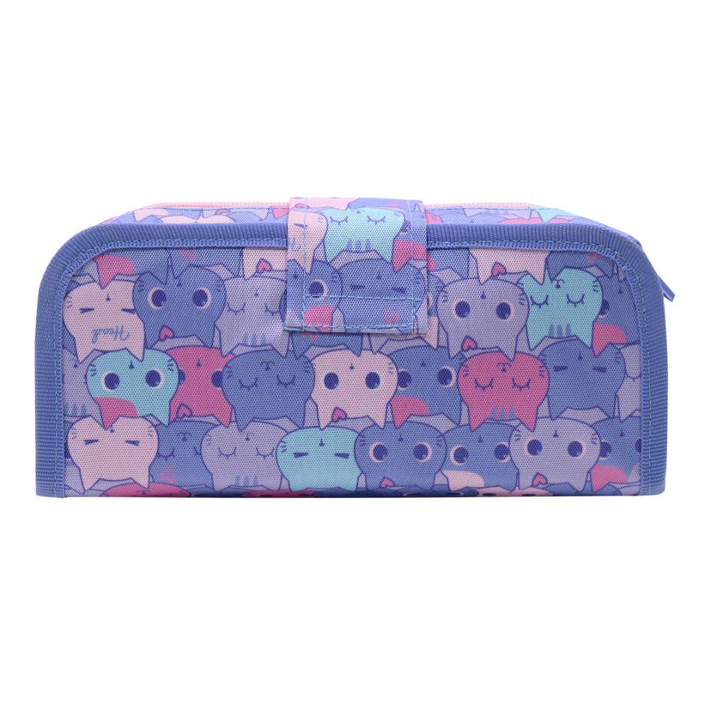 Estuche Infantil Niña Cherry Gato Lila Head-6