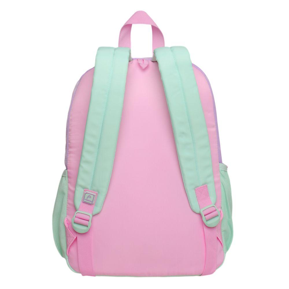 Mochila Infantil Niña Funny Color Block Lila Head-4