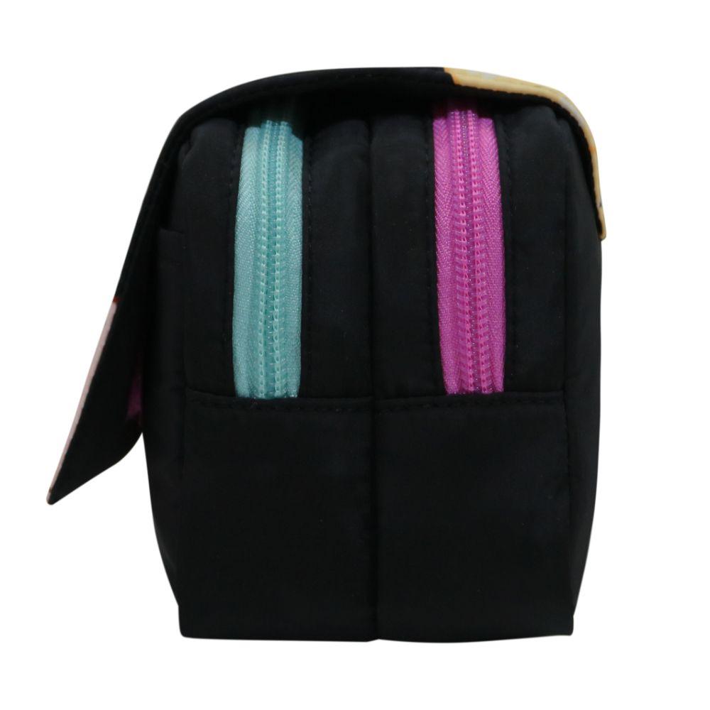 Estuche Infantil Niña Eraser Capibaras Negro Head-3