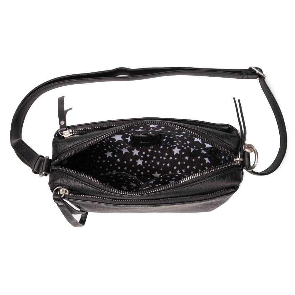 Cartera Pixie 3 Bolsillos Negro Calu-2