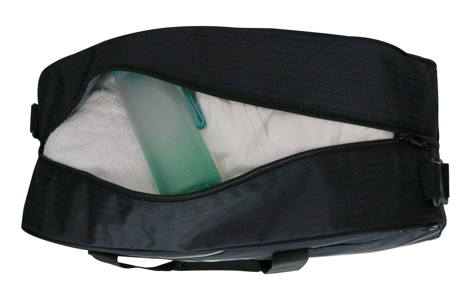 Bolso Deportivo New Combat 35 Negro Plata Head-3