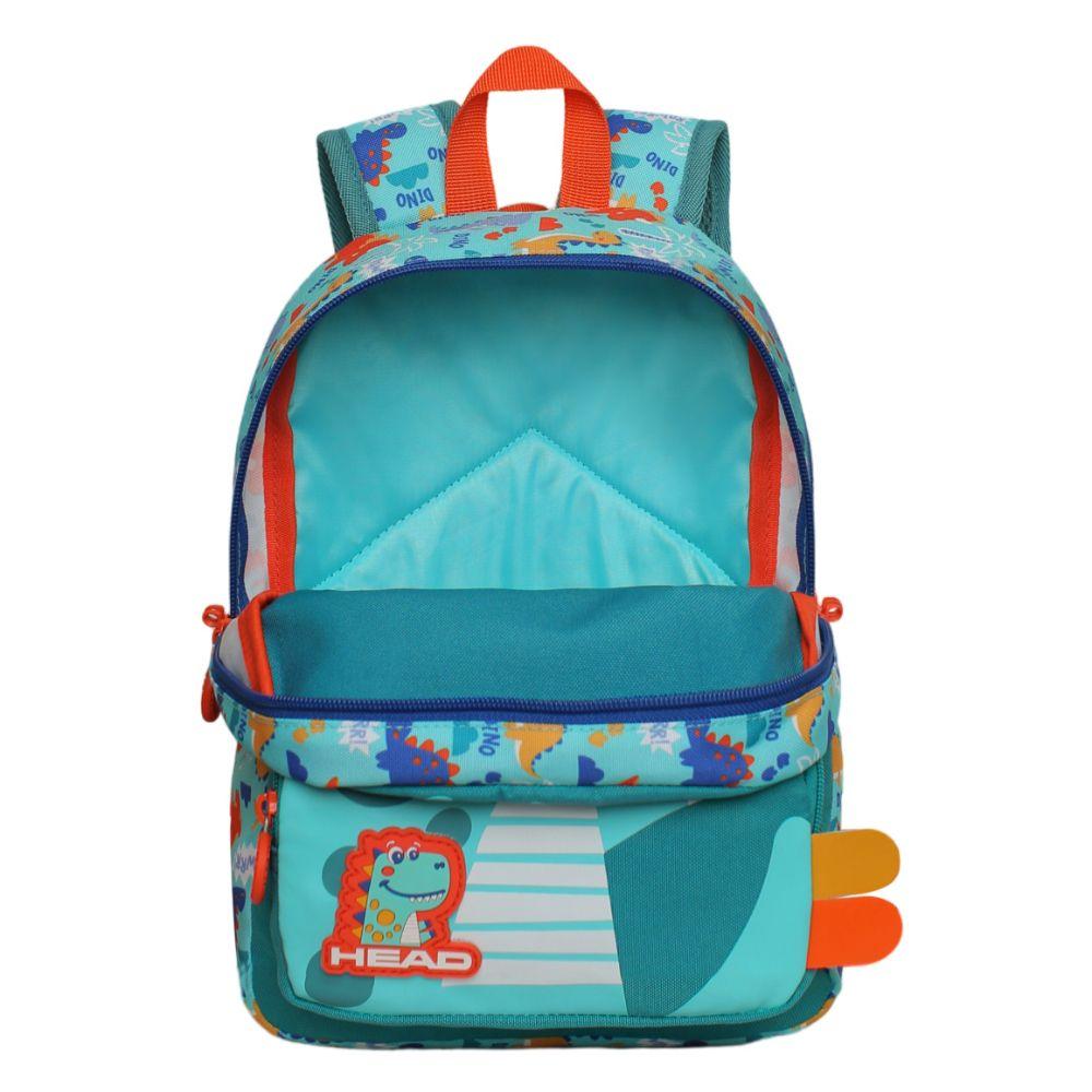 Mochila Infantil Niño Pop Dino Petroleo Head-2