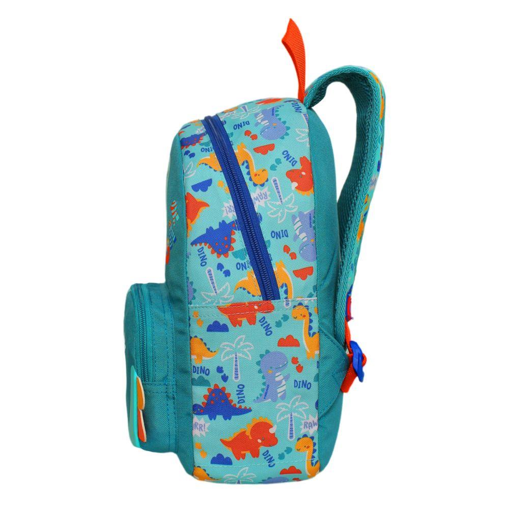 Mochila Infantil Niño Pop Dino Petroleo Head-3